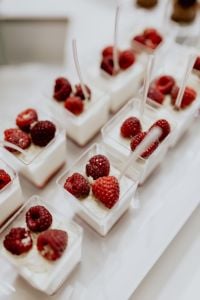 Kaboompics - Raspberry dessert with cheesecake