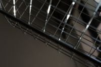 Kaboompics - Reflective Wire Grid Abstract Background