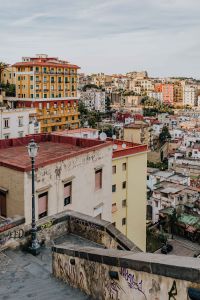 Kaboompics - Graffiti Stairway Overlooking Naples and Vesuvius