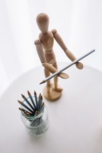 Kaboompics - Collection of Artist mannequin in various poses