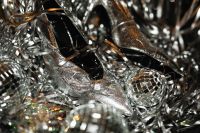 Kaboompics - Reflective Silver Party Decorations and Disco Ball Texture