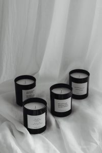 Kaboompics - Black Candles in a Minimal Home Decor Arrangement