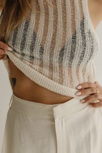 Kaboompics - Simplistic Sophistication - A Fashion Photoshoot with a Stunning Model in Neutral Minimalist Outfits