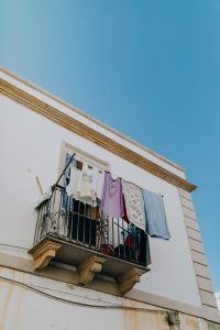 Kaboompics - Everyday Laundry on a Traditional Mediterranean Balcony