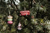 Kaboompics - Playful Christmas Tree Decorations in a Natural Holiday Setting