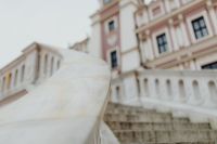 Kaboompics - Pastel Historic Townhouse Facade and Staircase