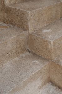 Kaboompics - Speckled Beige Terrazzo Stair Corner Texture