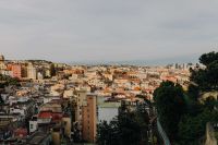Kaboompics - Naples Rooftops and Bay Seen From a Tree-Lined Overlook