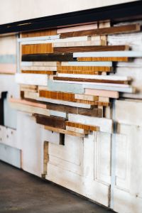 Kaboompics - Wooden installation with shelves