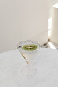 Kaboompics - Green Cocktail in a Minimal Summer Setting