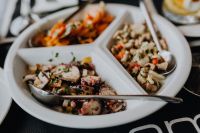 Kaboompics - Mixed Starters, marinated octopus and carrot