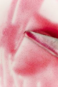 Kaboompics - Pink Lip Gloss with Makeup Applicator