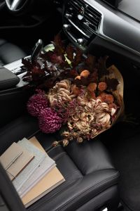 Rainy Day Aesthetic with Matcha and Flowers - Autumn Essentials