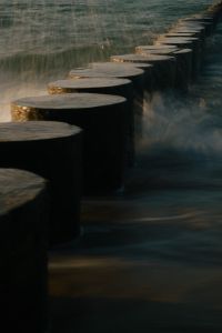 Kaboompics - Moody Seascape Groyne Dark Ocean Background