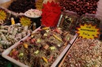 Kaboompics - Colorful Spice Market With Herbal Tea and Dried Ingredients