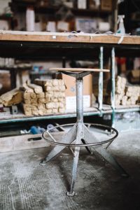 Kaboompics - Industrial Stool and Worktables Inside a Murano Glass Workshop