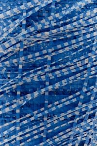 Kaboompics - Close Up of Blue Woven Plastic Texture
