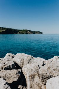 Kaboompics - View from the rocky coast at the Adriatic Sea in the town of Izola, Slovenia