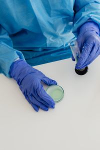 Kaboompics - Medical Laboratory Worker Handling a Sample Tube