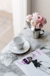Kaboompics - Vogue Poland 2 2018 & Lovely Buttercup Flowers