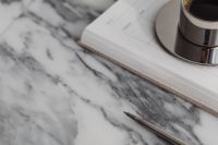 Kaboompics - Arabescato Marble Tabletop Close-Up