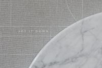 Kaboompics - Close-Up of Gray Linen Journal and Marble for Neutral Stationery Backgrounds