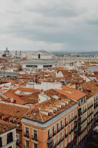 Kaboompics - Madrid Rooftop Skyline and Dense Historic Buildings from Above