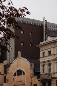 Kaboompics - Historic Architecture with a Modern City Building Behind
