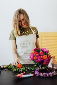 Kaboompics - Close-Up of a Florist Using Pruning Shears