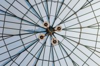 Kaboompics - Blue and Yellow Glass Roof of Cassa Armonica in Naples