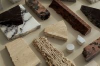 Kaboompics - Flat Lay of Stone, Marble and Texture Swatches on Neutral Background