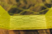 Kaboompics - Close-ups of yellow wire netting