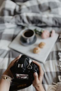 Morning breakfast photo session
