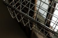 Kaboompics - Dark Geometric Wire Mesh Texture Background