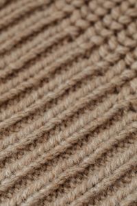 Kaboompics - Taupe Fuzzy Knit Texture