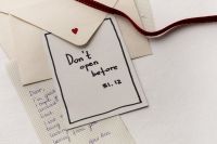 Kaboompics - Card with Envelope and Letters Close-Up
