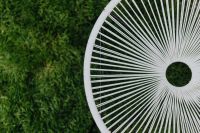 Kaboompics - Garden chairs & green grass
