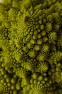 Kaboompics - Soft Focus Romanesco Cauliflower Texture, Abstract Green Food Background