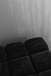 Kaboompics - Close-Up of Black Textured Ottoman Texture