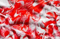 Kaboompics - Red and White Marbled Paint Texture for Editorial and Campaign Backgrounds