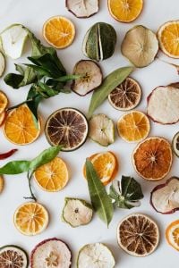 Autumn Dried Fruit Backgrounds and Fall Food Styling