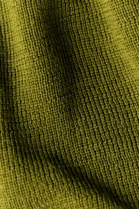 Kaboompics - Moss Green Ribbed Knit Texture – Folded Wool Close-Up
