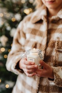 Kaboompics - Christmas with wood and paper dercorations