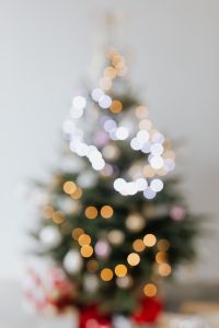 Kaboompics - Dreamy Christmas Tree Bokeh Background with Warm Lights