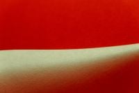 Kaboompics - Minimal Red and Cream Curved Abstract Background