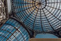 Kaboompics - Curved Glass Roof and Decorative Ironwork at Galleria Umberto I