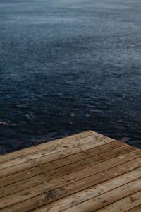 Kaboompics - Dark Frozen Lake Surface at Blue Hour