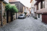 Kaboompics - Narrow streets with old houses in the old town Nessebar, Bulgaria