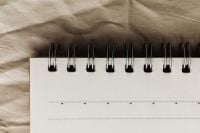 Kaboompics - Spiral Notebook Mockup On Neutral Background