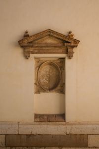 Kaboompics - Decorative Stone Wall Plaque on Malaga Facade